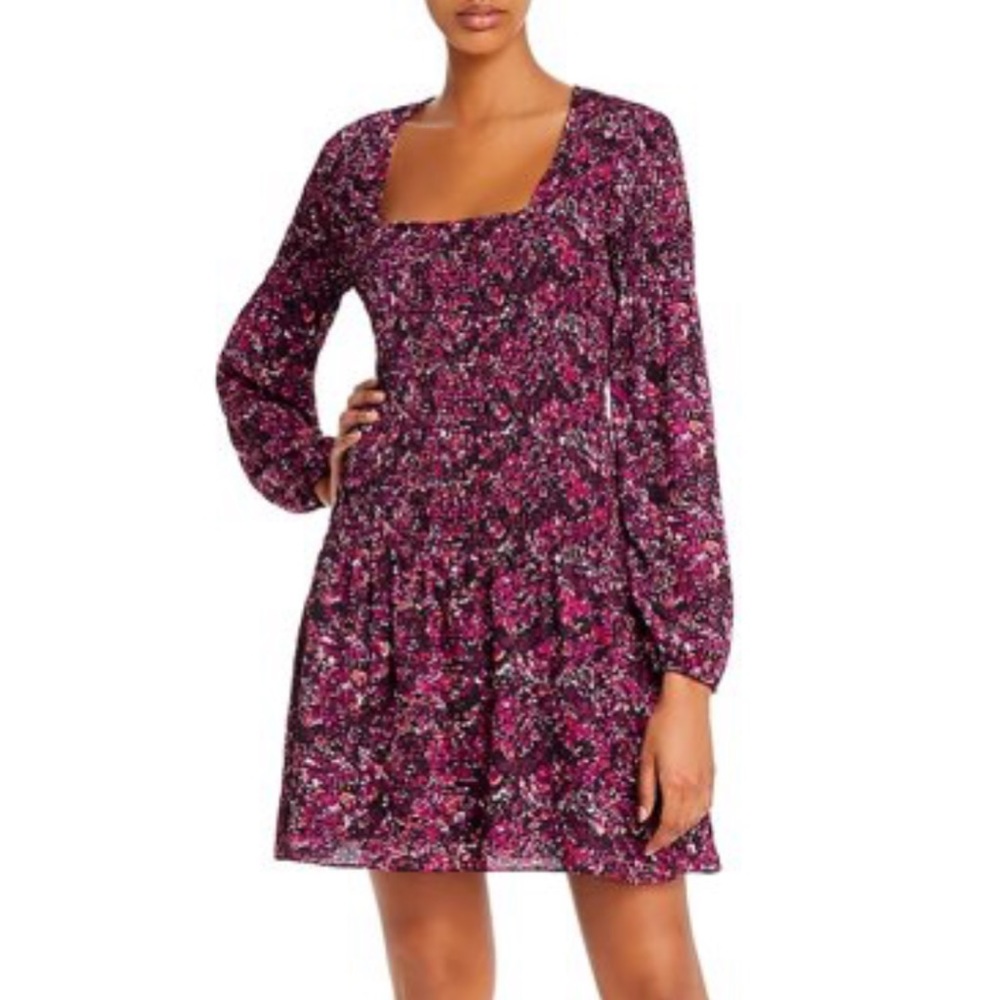 PARKER Tiara Rinbed Mini Dress